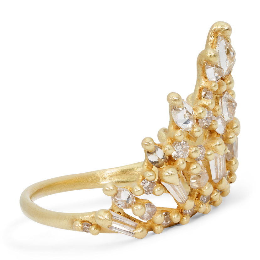 Diamond Starlight Dream Petal Ring - Size 6.5 - 11372
