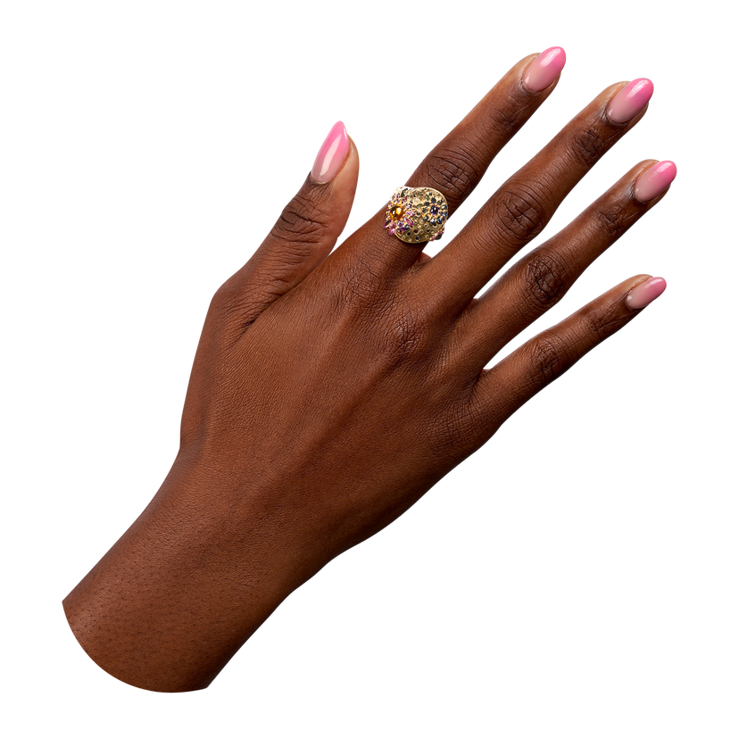 Large Daisy Clusterf@&$ Signet Ring - Made to Order