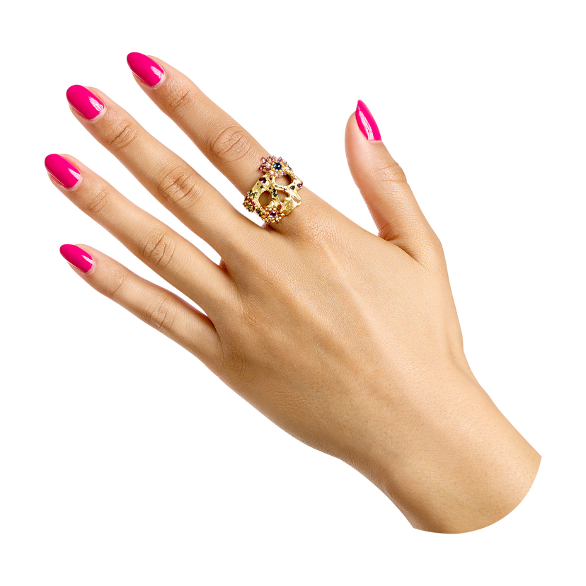 Blossom Crush Daisy Skull ClusterF@&$ Ring - Made to Order