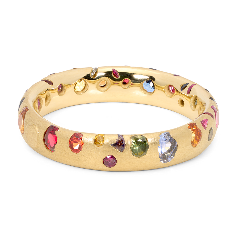 Rainbow Confetti Ring - Size 6.5 - 11850