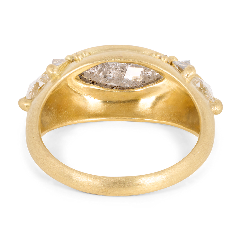 Grey Diamond Vivienne Ring - Size 6 - 11864