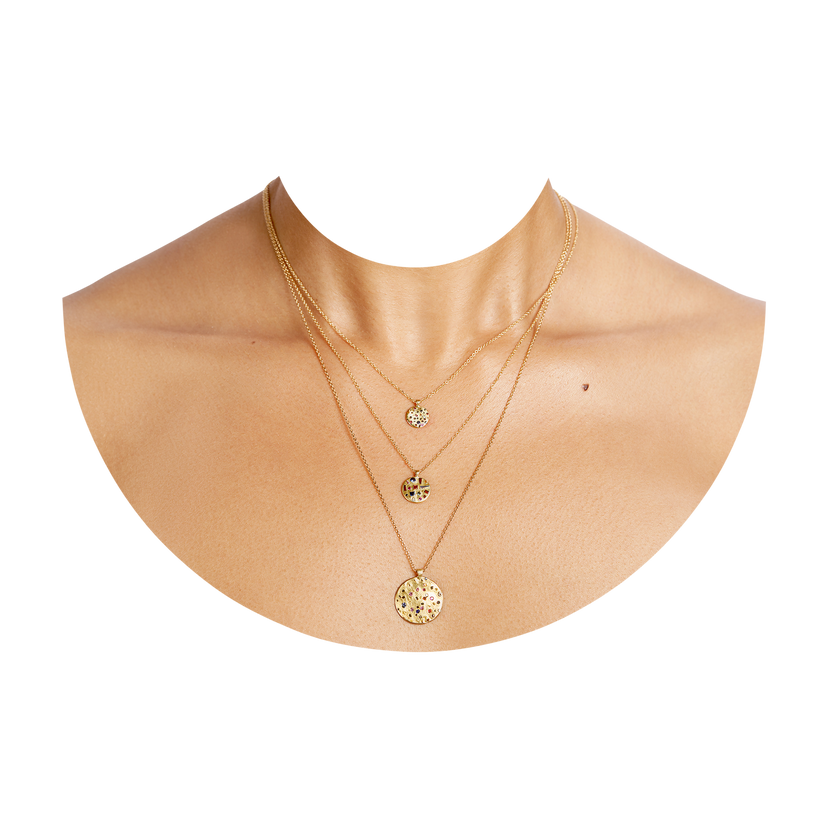Small Rainbow Constellation Necklace - Made to Order