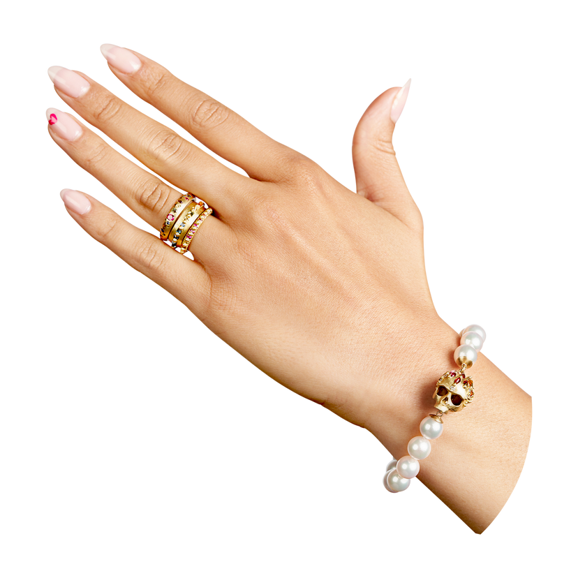 Rainbow Confetti Ring - Size 6.5 - 11850