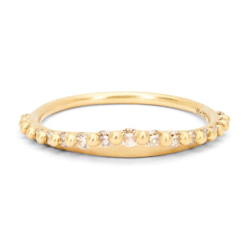 Diamond Beatrix Petal Ring - Size 6.5 - 11845