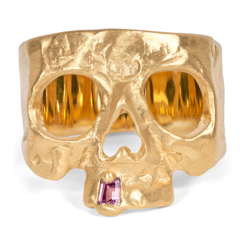 Purple cheap skull ring