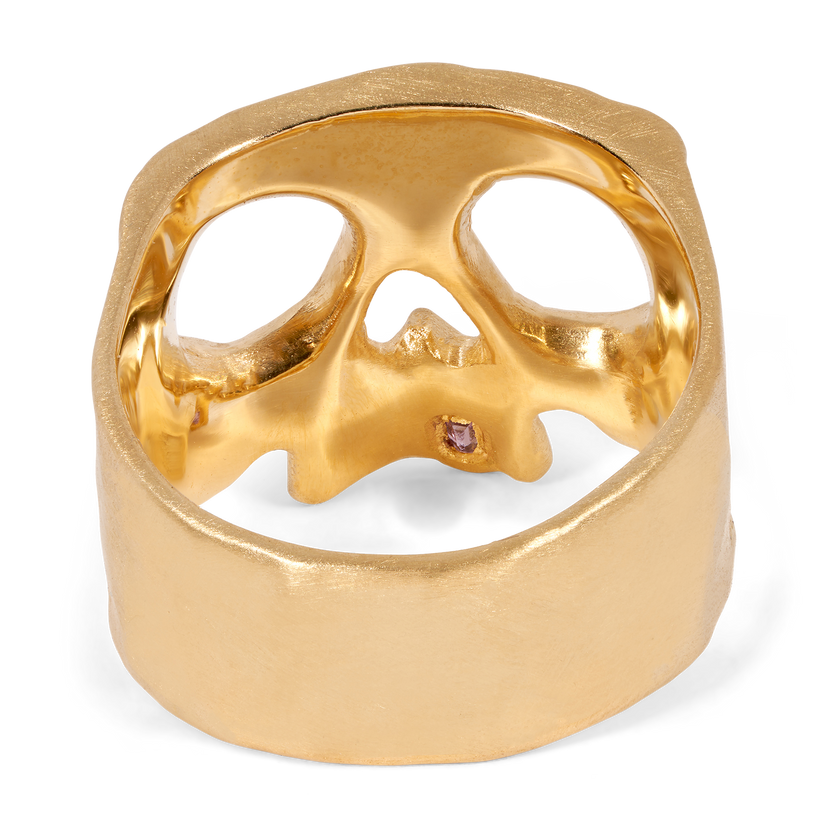 Purple 2025 skull ring