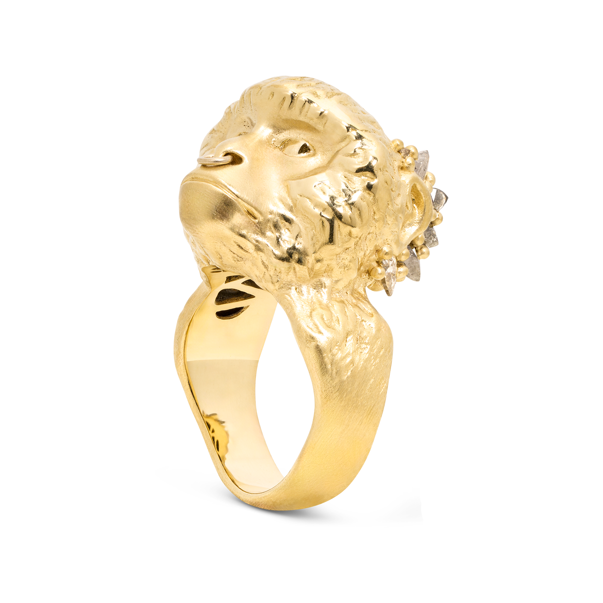 Grey Diamond Zeta Monkey Ring | Polly Wales