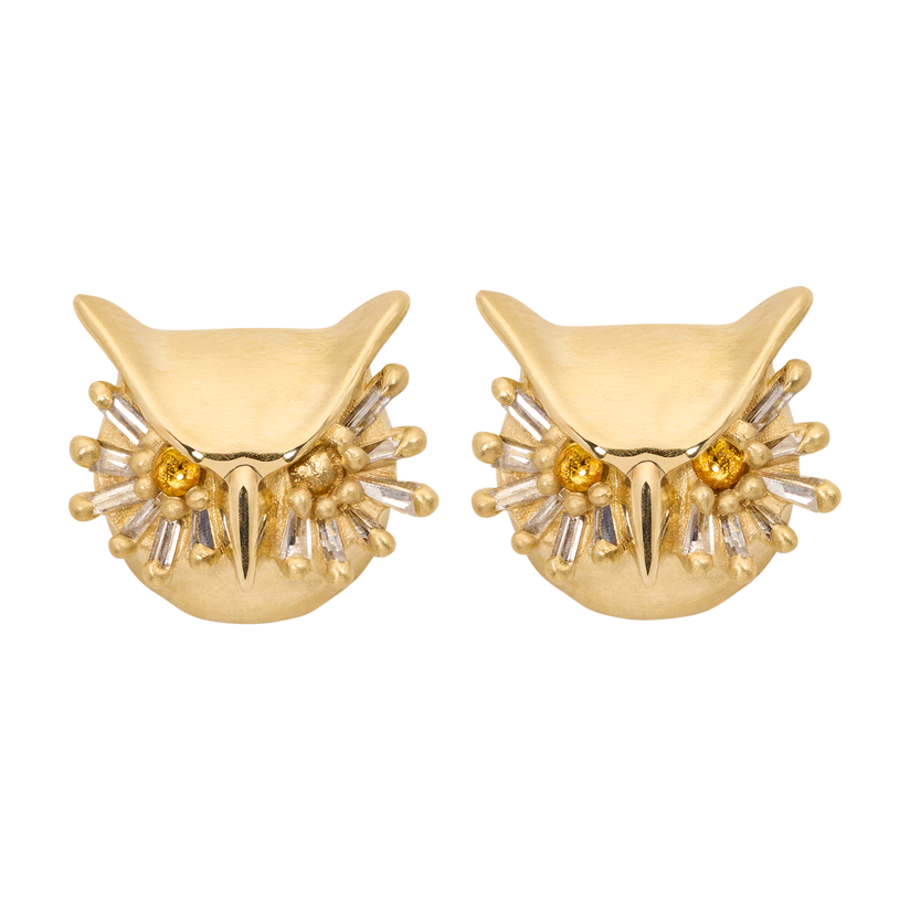 White Pearl Ratticus Rat Drop Earrings | Polly Wales