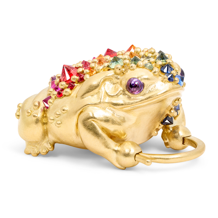 Rainbow Bufo Toad Padlock - 11776
