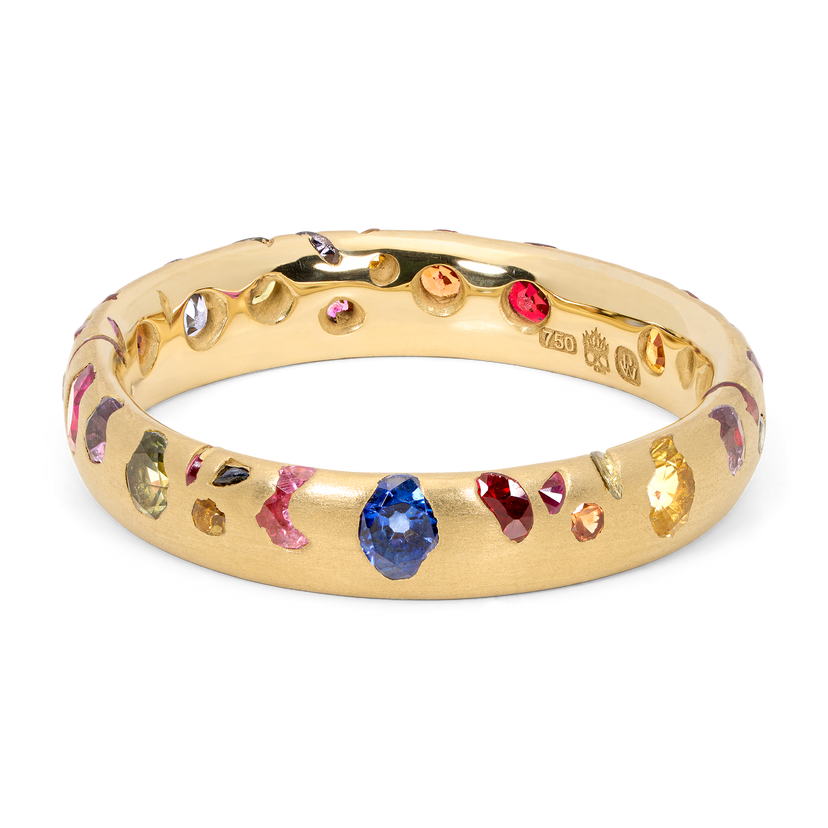 Rainbow Confetti Ring - Size 6.5 - 11850