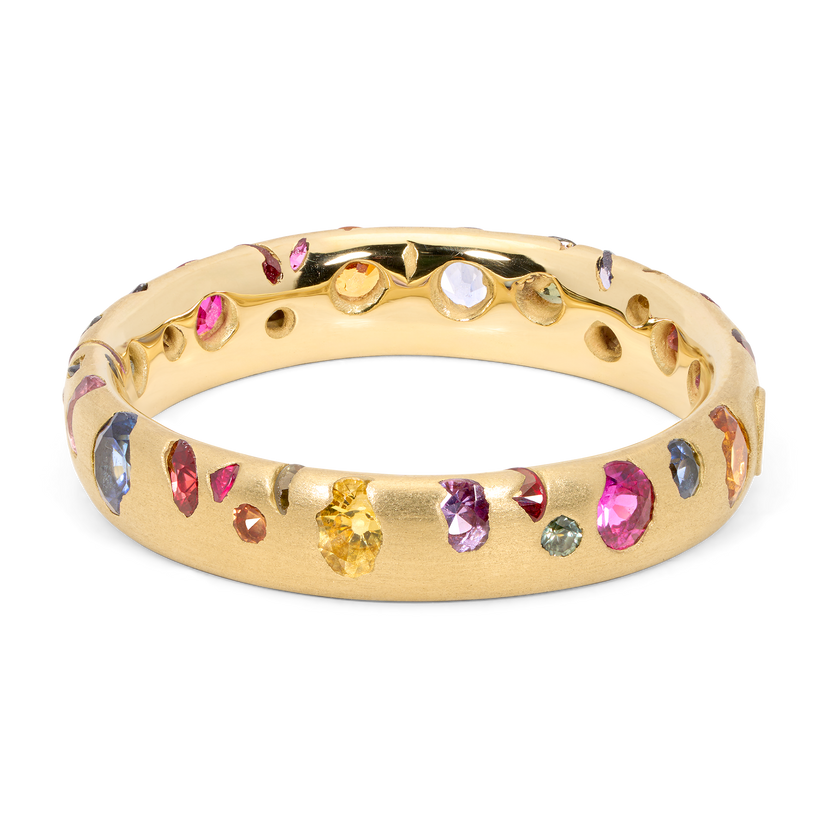 Rainbow Confetti Ring - Size 6.5 - 11850