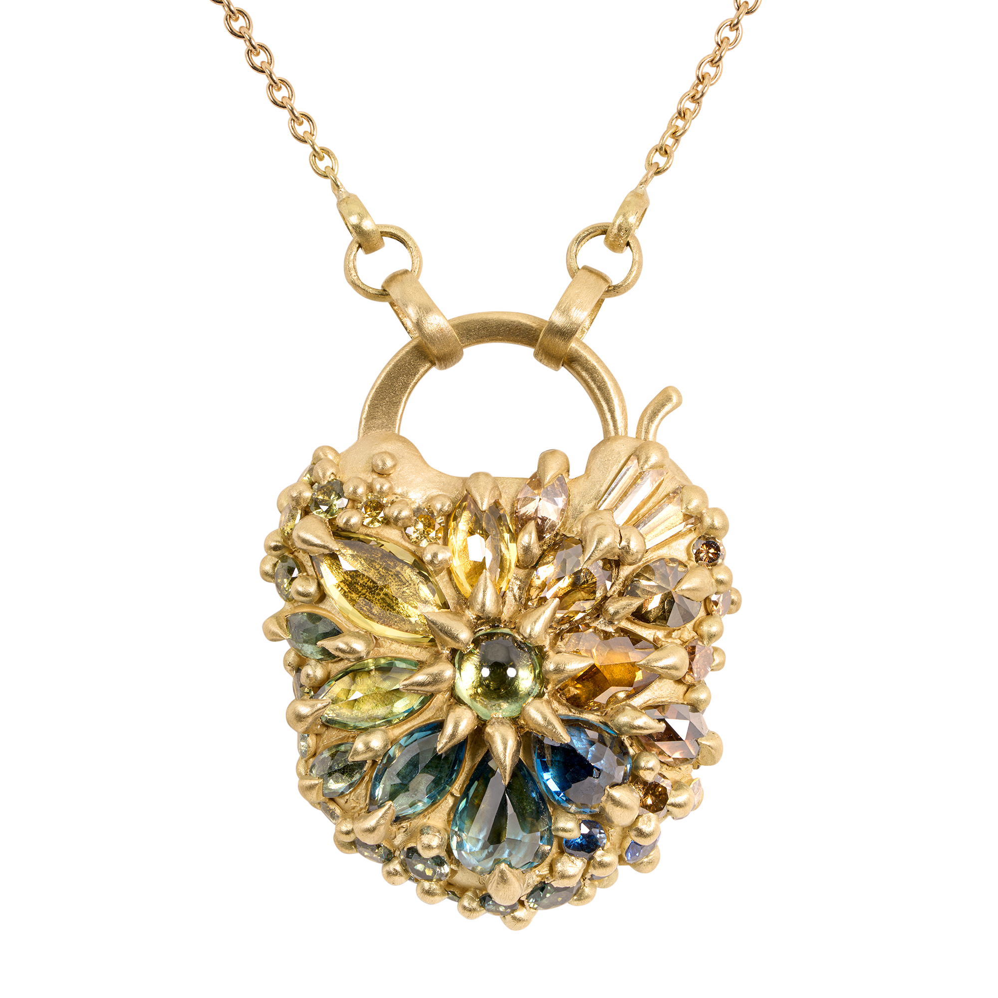 Grande Cypress Fantaisie Padlock Necklace | Polly Wales