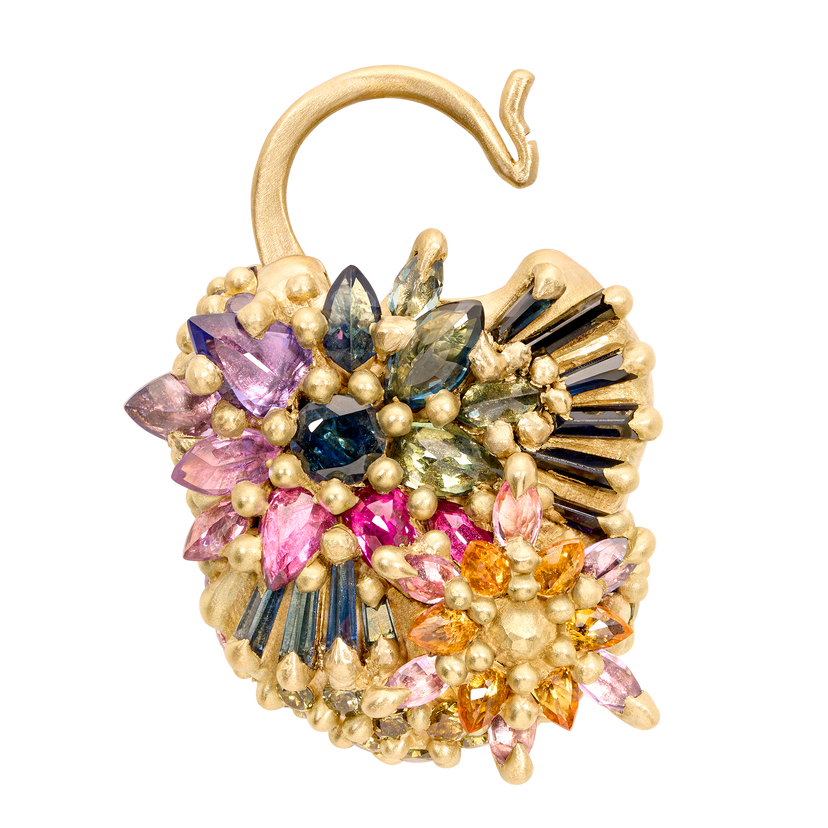 Immortalia Daisy Garland Padlock Necklace | Polly Wales