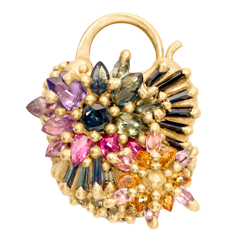 Immortalia Daisy Garland Padlock Necklace | Polly Wales