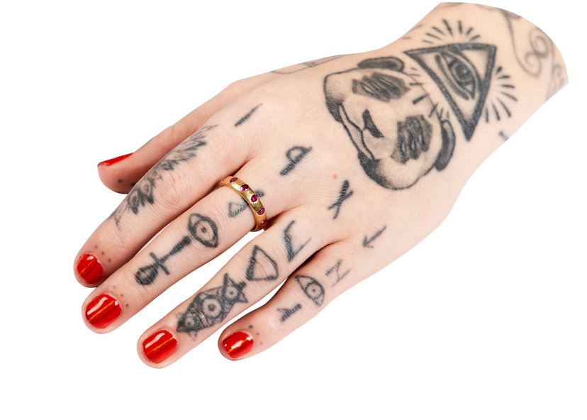 Ruby Celeste Ring, Rings Shop Polly Wales