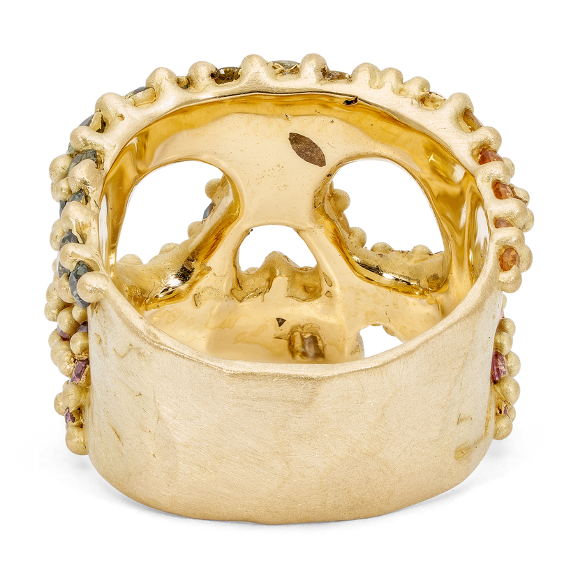 Blossom Crush Kali Skull Ring | Polly Wales Blossom Crush Kali Skull Ring | Polly Wales