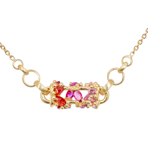 アクセサリー lui_jewelry plum chain necklace 38 Horizontal Plum Blossom Fontaine Necklace | Polly Wales