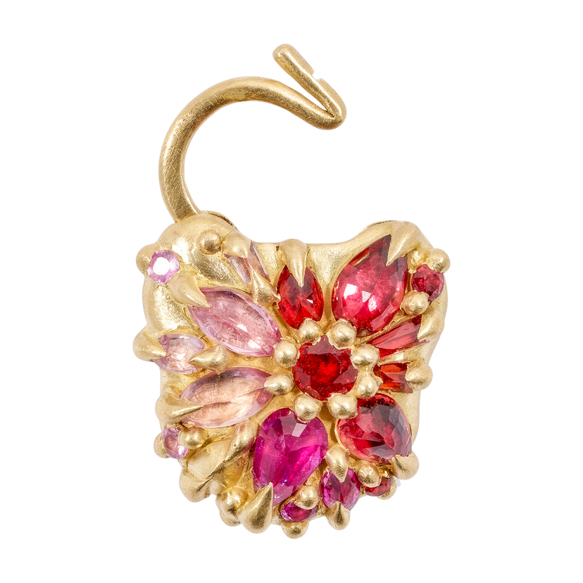 Plum Blossom Fantaisie Padlock Necklace | Polly Wales