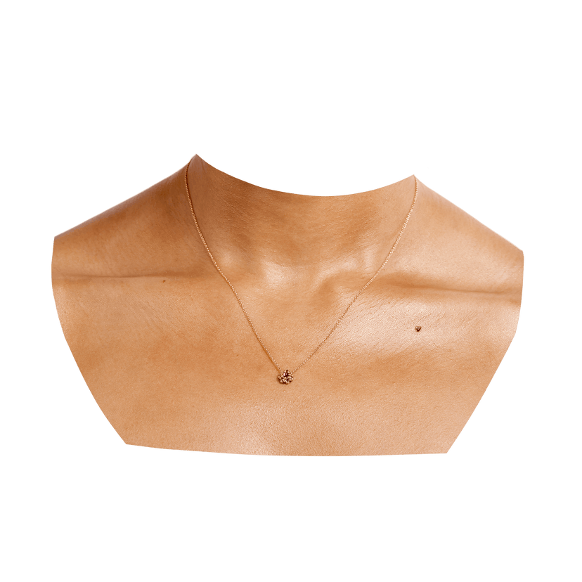 Small Rainbow Sputnik Necklace Polly Wales